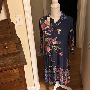 New with tagsJOHNNY WAS Willowa Polo Tunic Dress SIZE XS